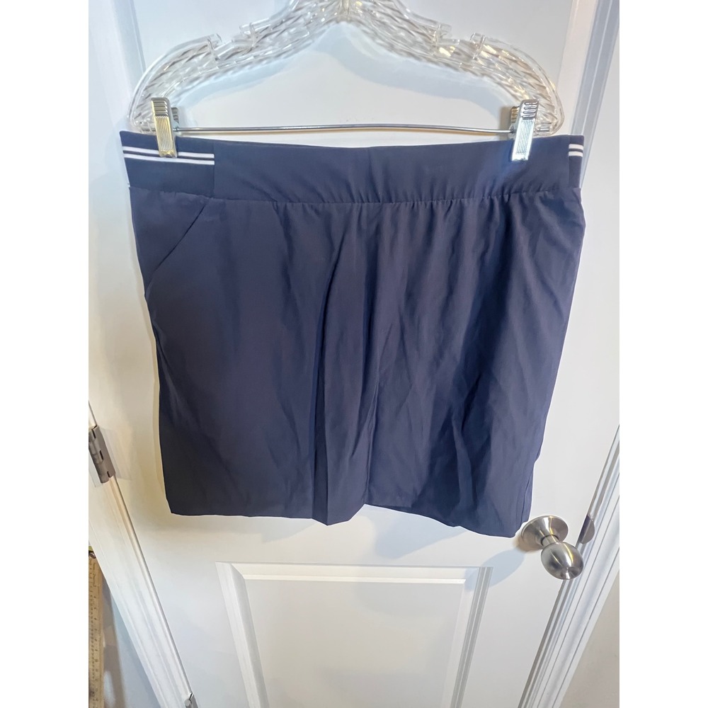 Kyodan Womens Golf Skort Striped Waistband‎ Navy Blue XL